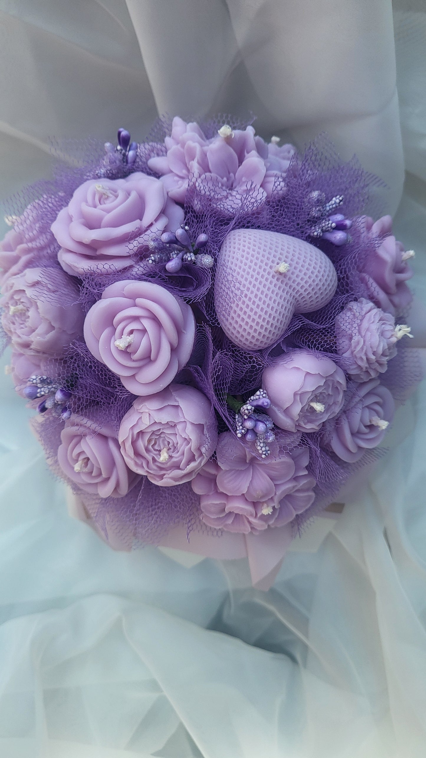 Violett ekstravaganse Lysbukett