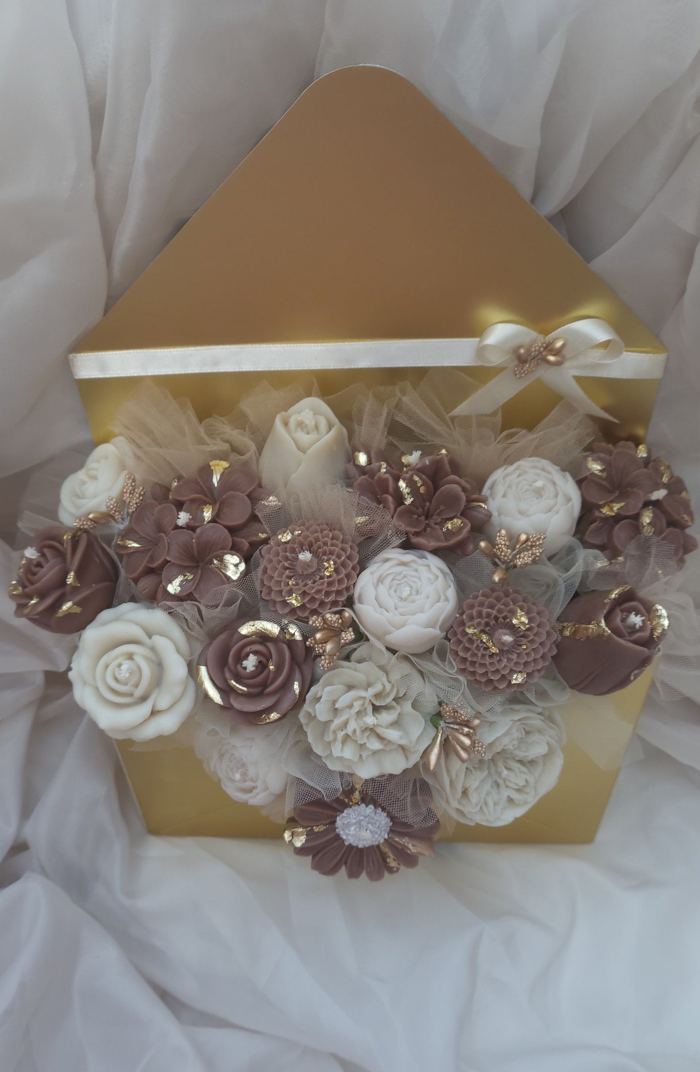 Gylden Brev Lysbukett