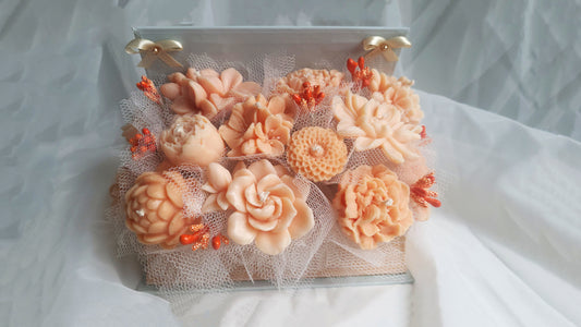 Håndlaget Blomsterprakt Lysbokse