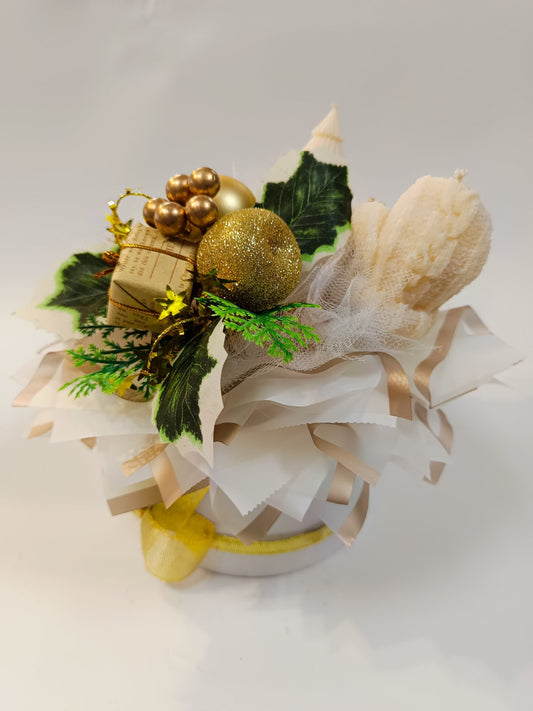 Elegant Gull Julelysbukett